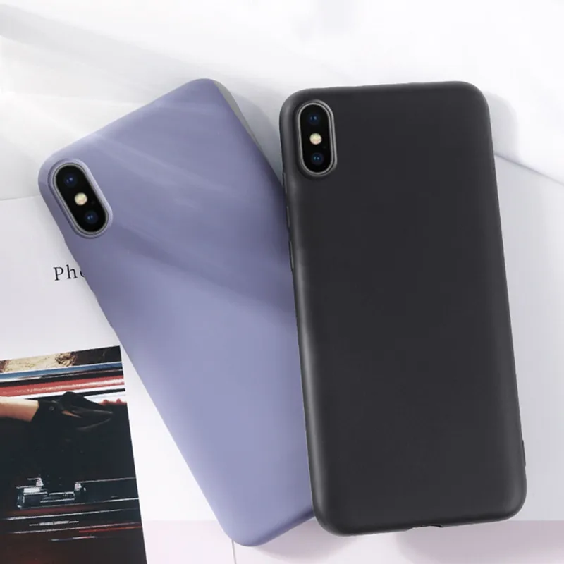

For Oneplus 6T Case Phone Bumper Luxury Liquid Silicone Candy Color Anti-knock Soft Back Phone Case For Oneplus 6T Cover