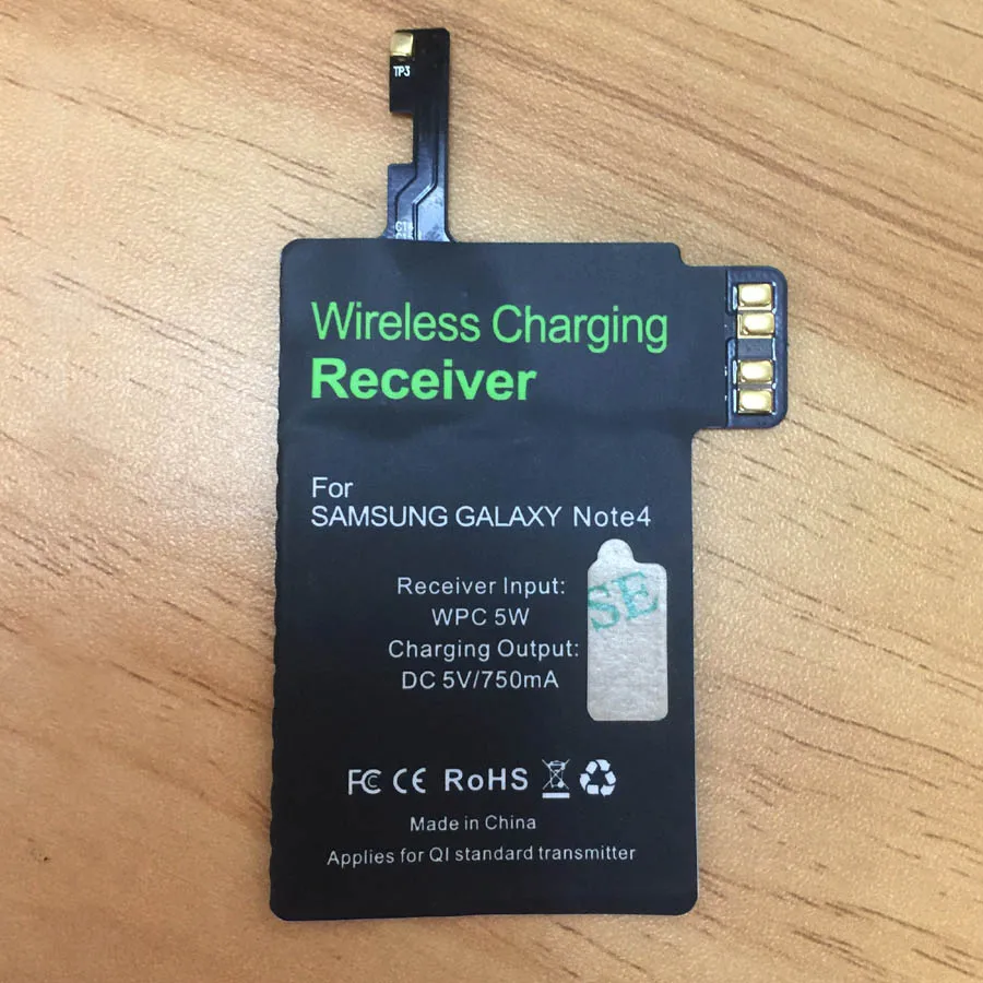 Беспроводной приемник зарядного устройства с импортным IC для Samsung Galaxy Note 4 Qi
