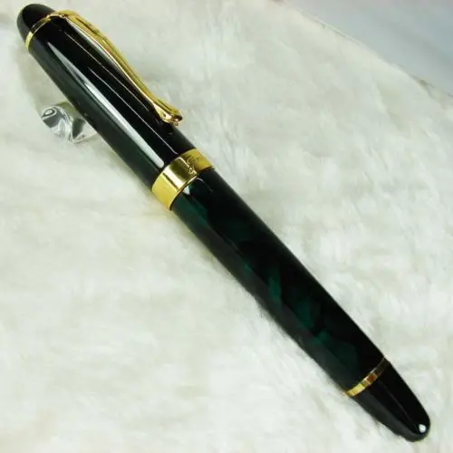 Dark Green Jinhao X450 металлическая каллиграфия изогнутое перо авторучка 450 Современная Классическая чернильная ручка с золотым зажимом для офиса, школы, дома - Цвет: Dark Green