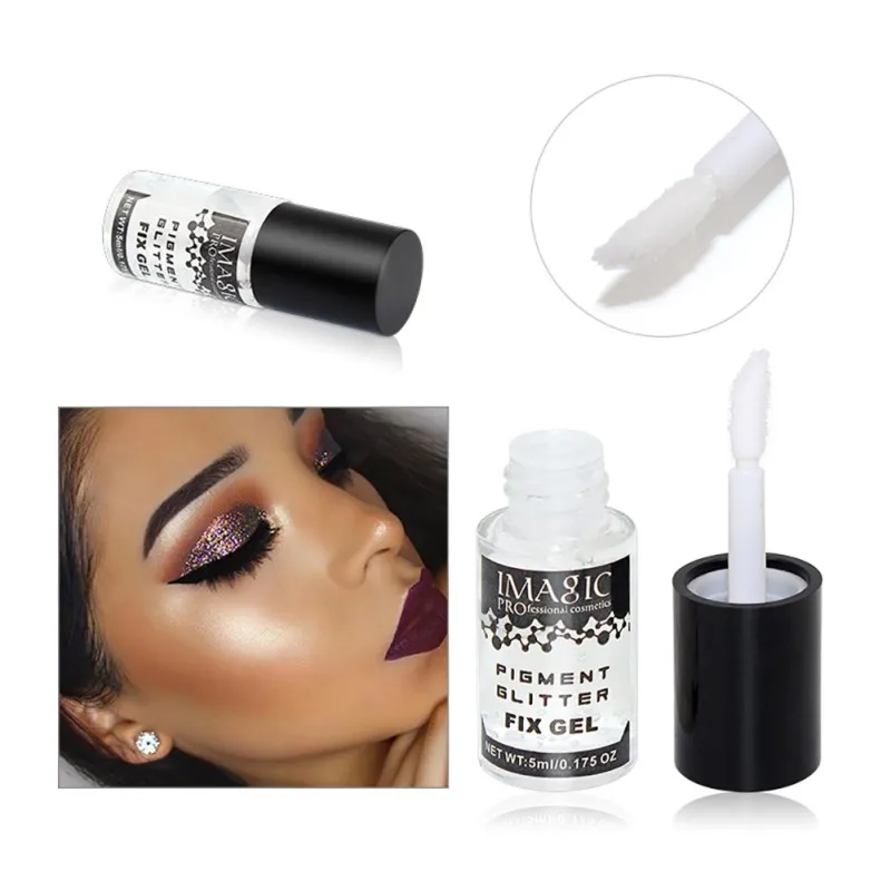 Compact Portable Eye Shadow Glitter Primer Waterproof