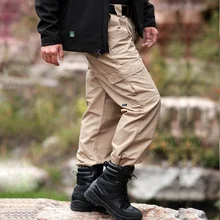 Городские военные тактические штаны, Мужские штаны, армейские спецназ, брюки-карго, свободные рабочие штаны, шаровары, командные брюки