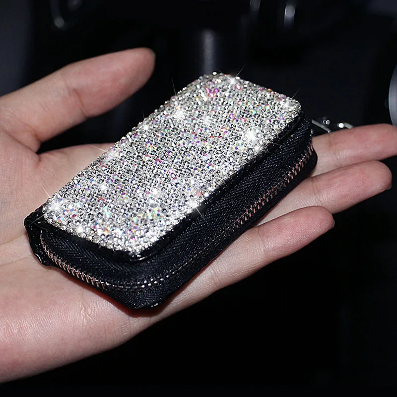 Caixa de Tecido do Carro Viseira tipo Glitter Papel para Meninas Acessórios do Carro Criativo Bling Cristal Diamante Tecido Caixa Capa Suporte Feminino 14 Cheap Caixas de tecido