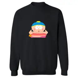 Комедий South Park классический Модные принты harajuku Толстовка Для мужчин в Эрик Картман Для мужчин S Толстовки и кофты хип-хоп для зимы