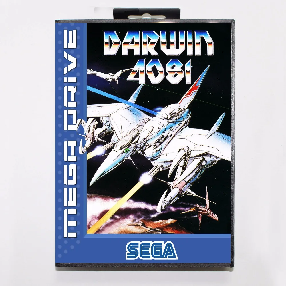 Дарвин 4081 16 бит MD карточная игра с коробку для Sega Megadrive/Genesis | Электроника