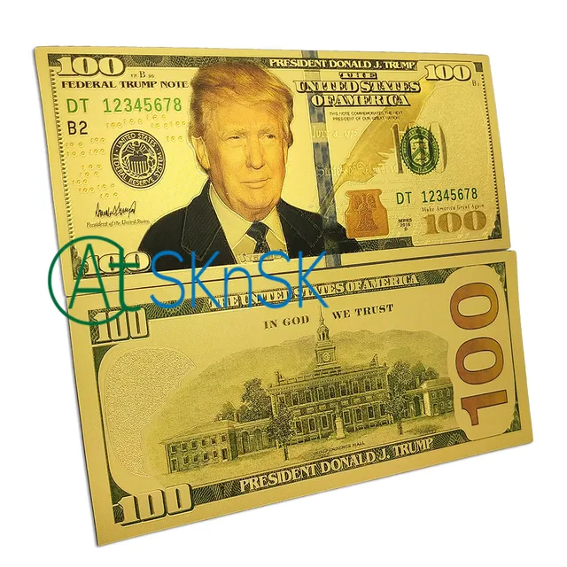 World Paper Money Collection 8pcs Set 100 Banknotes Usa President World Paper Money Collection 8pcs Set 100 Banknotes Usa President Donald Trump Dollars Gold Foil Bill Currency Collections Gift