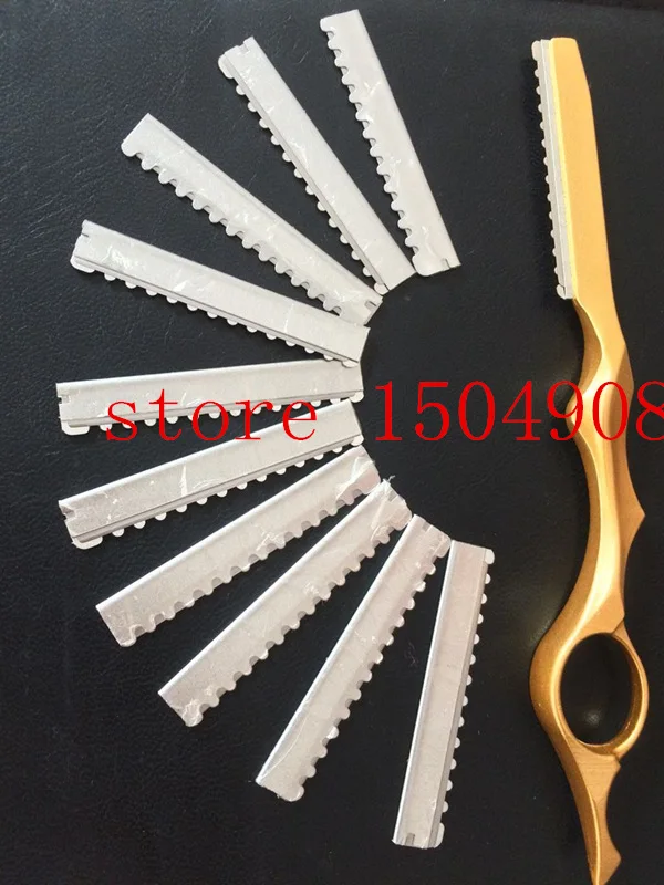 

2018 Hot Japan Stainless Steel Professional Sharp Barber Razor Blade Hair Razors Cut Hair Cutting Thinning Knife Salon Tools