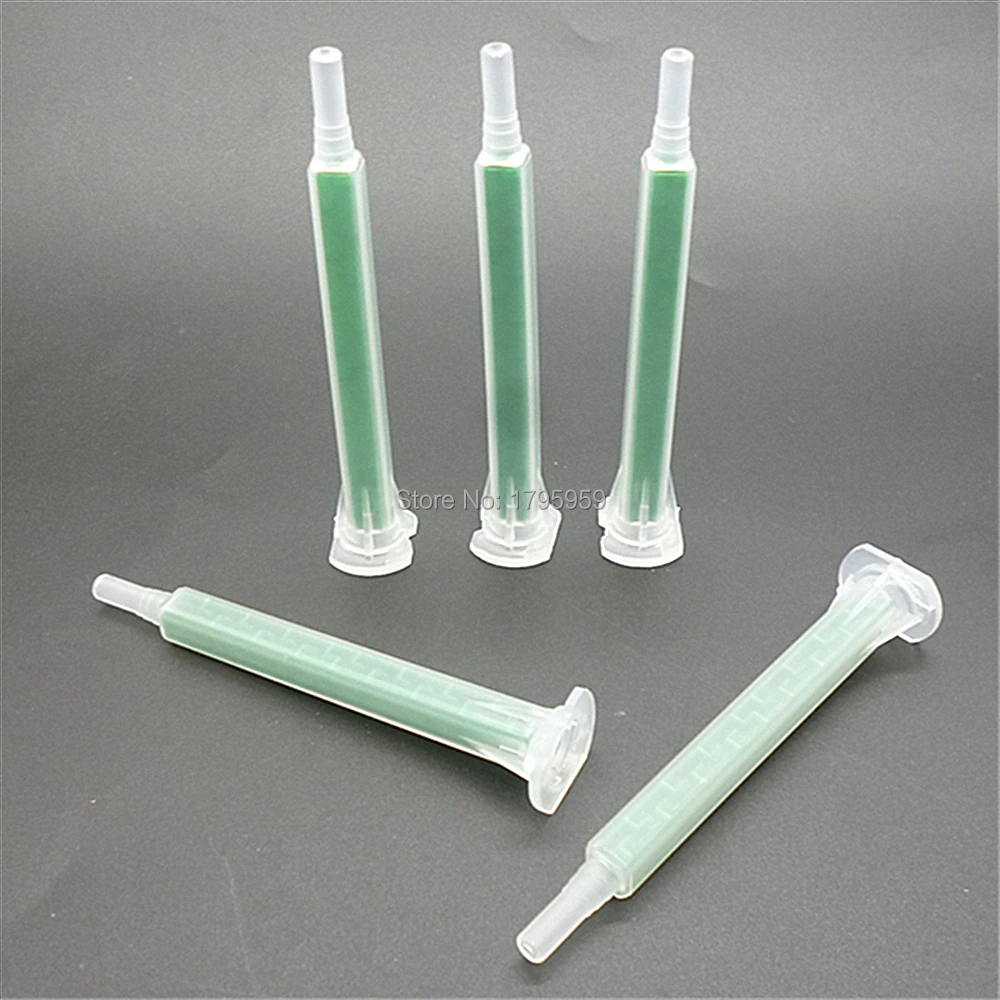 

5pc/Set AB Glue Gun Static Mixer Mixing Tube Mixing Nozzle Syringe 83mm For Two Component Liquid Mixing Machine