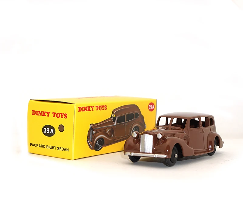Diecast 1/43 DINKY TOYS De Agostini 39 A PACKARD EIGHT седан модель автомобиля коллекция|Наборы для