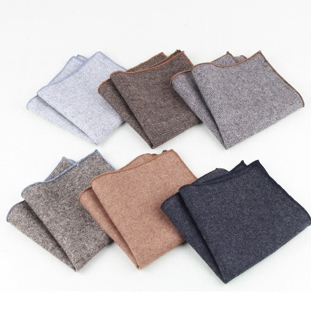 Men/'s Hanky Solid Plain Stylish Suits Pocket Square Handkerchief NEW 26 Colors