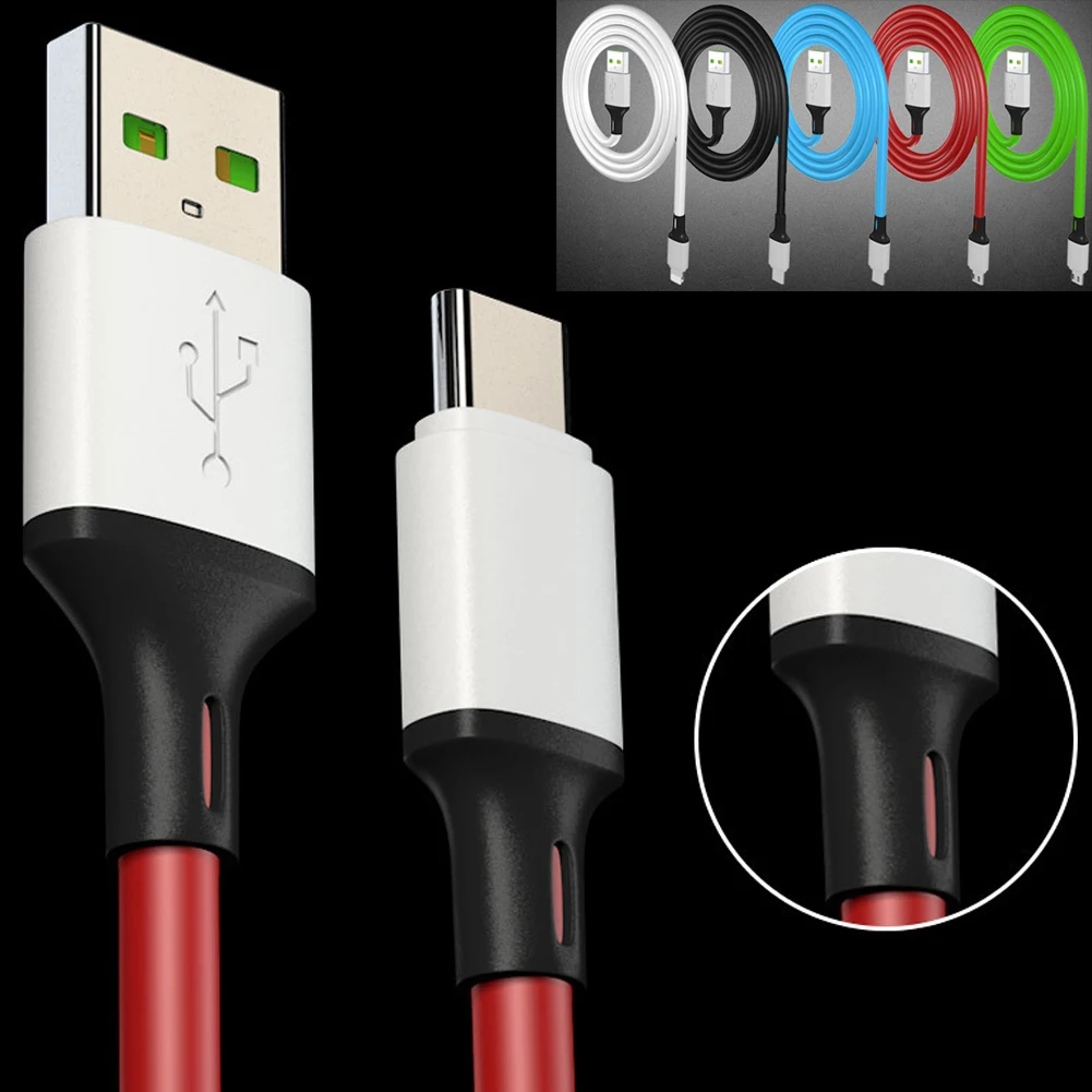 

1M Micro USB Fast Charger Cable Data Cord Adapter For Samsung Huawei Xiaomi Android Type C high speed Charging Faster Charges