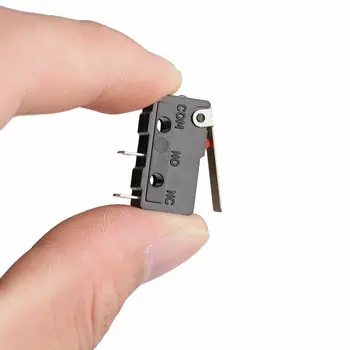 

100pcs KW11-3Z-2 5A 125-250V Miniture Micro Switch Straight Handle Tripod Contact Limit Switch 3pin Mini Micro Switch