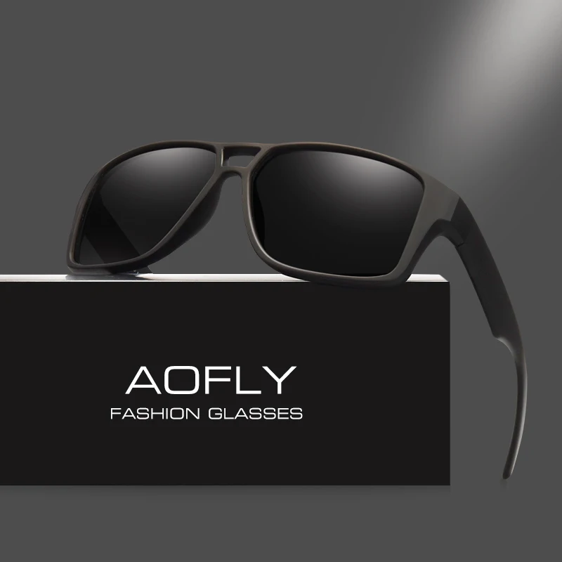 

AOFLY Polarized Sunglasses Mens Cool Vintage Brand Design Male Sunglasses Polaroid lenses Goggles Shades Oculos Masculino AF8030