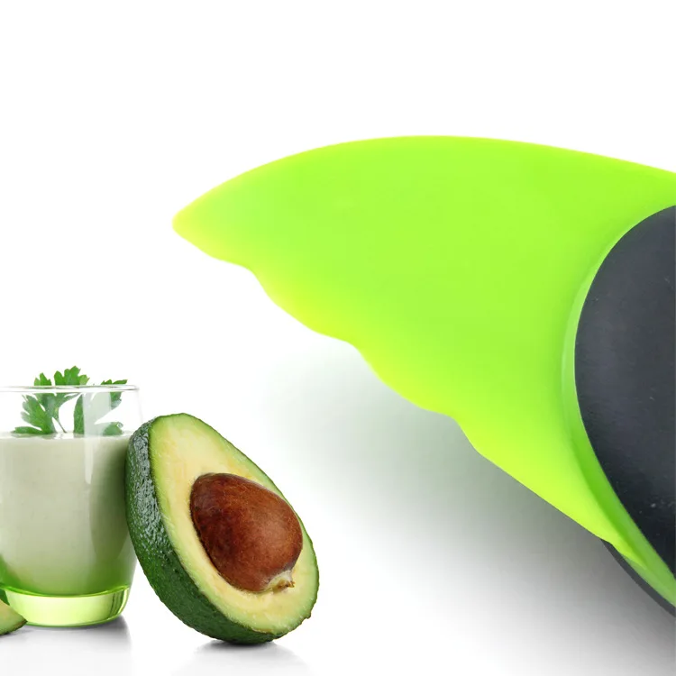 

Kitchen Tools Avocado Cut Fruit Device Shea Butter Knife Pulp Separator Three-in fruit Knife Avocado Plane Tools New Arrival
