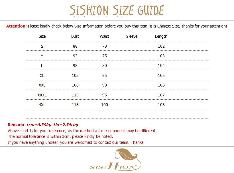 VD0434 SIZE INFOR.