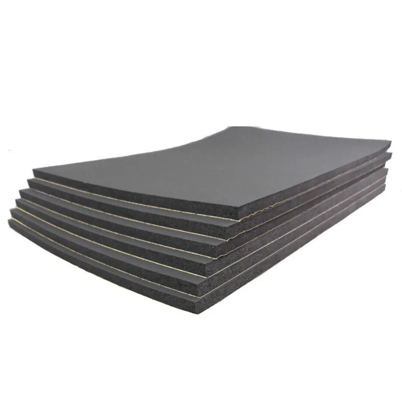 

6pcs Car Soundproof Foam 30x50cm Auto Soundproof Deadener Self-adhesive Heat Insulation Foam accessories parts for cars
