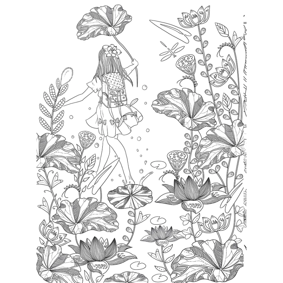 Forest Starry Sky Dream Coloring Book For Adult Children Relieve Stress Kill Time Graffiti Painting Drawing Art Colouring Books In From Office
