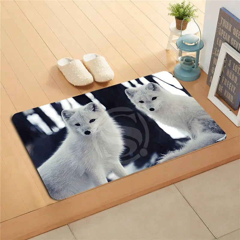 v&33 Custom The fox Doormat Home Decor Door mat Floor Mat Bath Mats