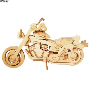 

iPiggy 3D Puzzle DIY Wooden Puzzle Motorcycle HD Kids Toys Also Suitable Adult Game Gift Of High Quality Wood