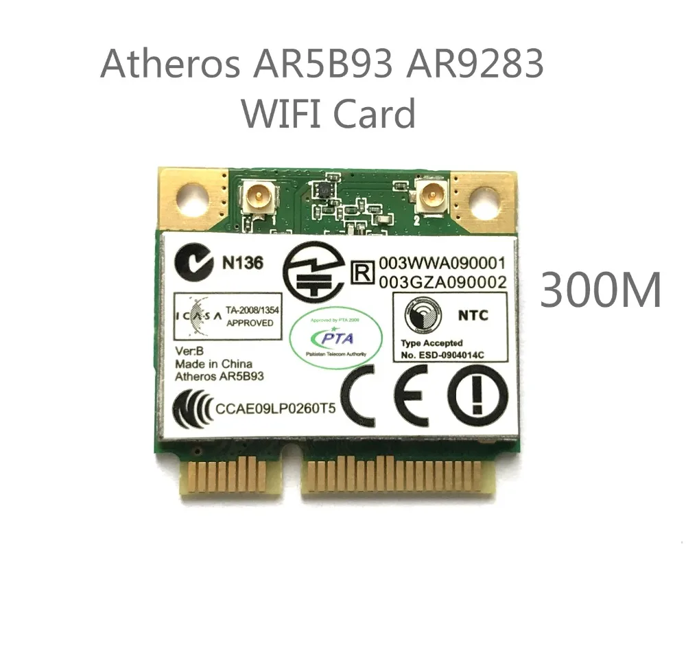 chuxioner AR5B93 AR9283 Half Height Mini PCIE Wireless Wlan WiFi Card