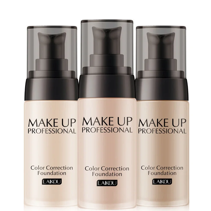 

Women Nude Liquid Foundation Long-lasting Moisturizing Makeup Face Foundation Liquid Cover Concealer Facial Base Care H7