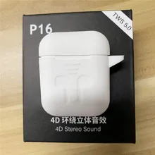 Новинка P16 TWS наушники Bluetooth 5,0 беспроводные наушники Поддержка беспроводной зарядки 4D Стерео гарнитуры для Iphone VS i10 i11 i18