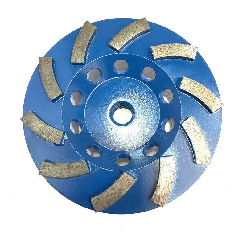 

5" 125mm Concrete Grinding Cup Wheels 12 Diamond Abrasive Seg 5/8"-11 M14 Arbor Thread