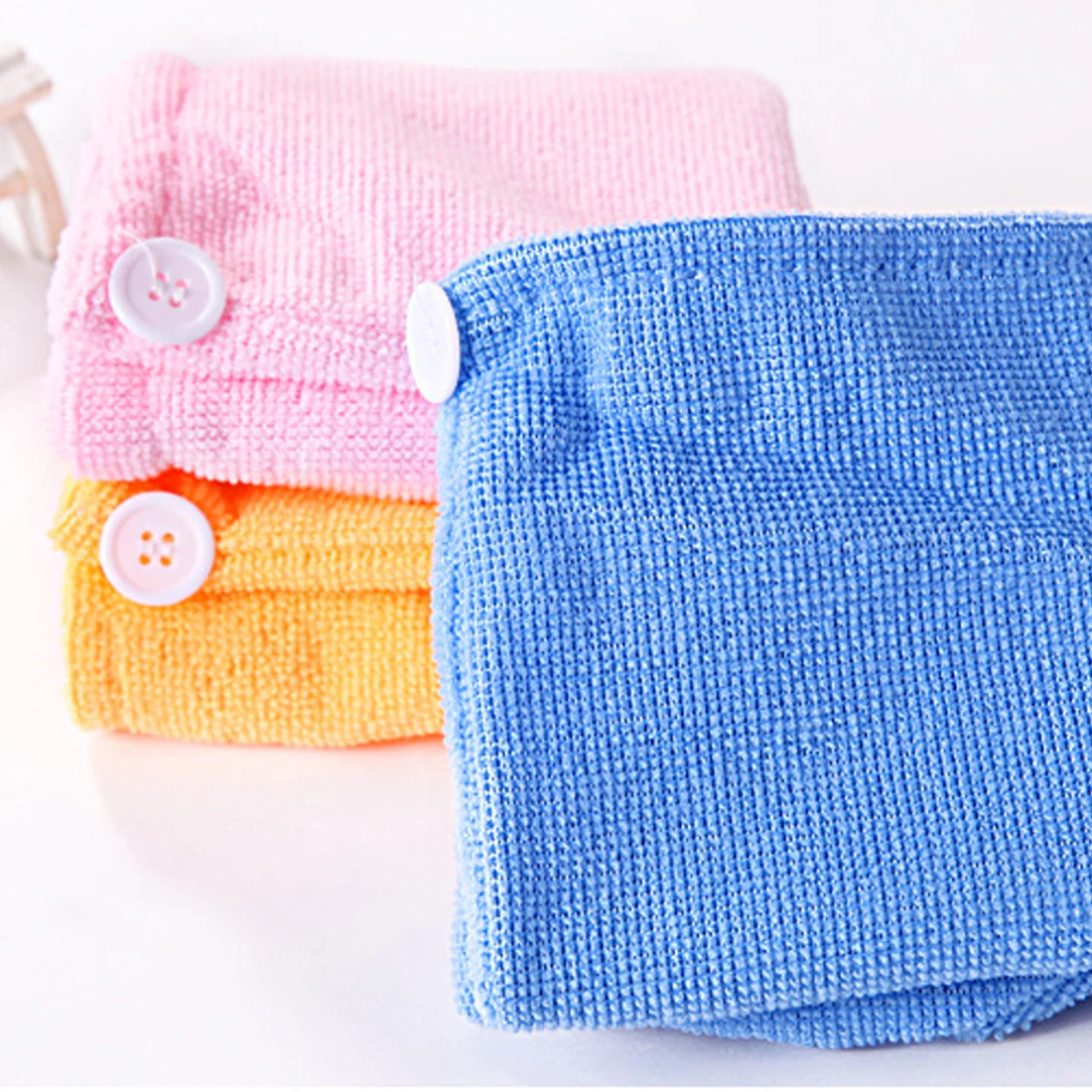 Super Water Absorbing Microfiber Hair Drying Cap Bathroom Shower Towel