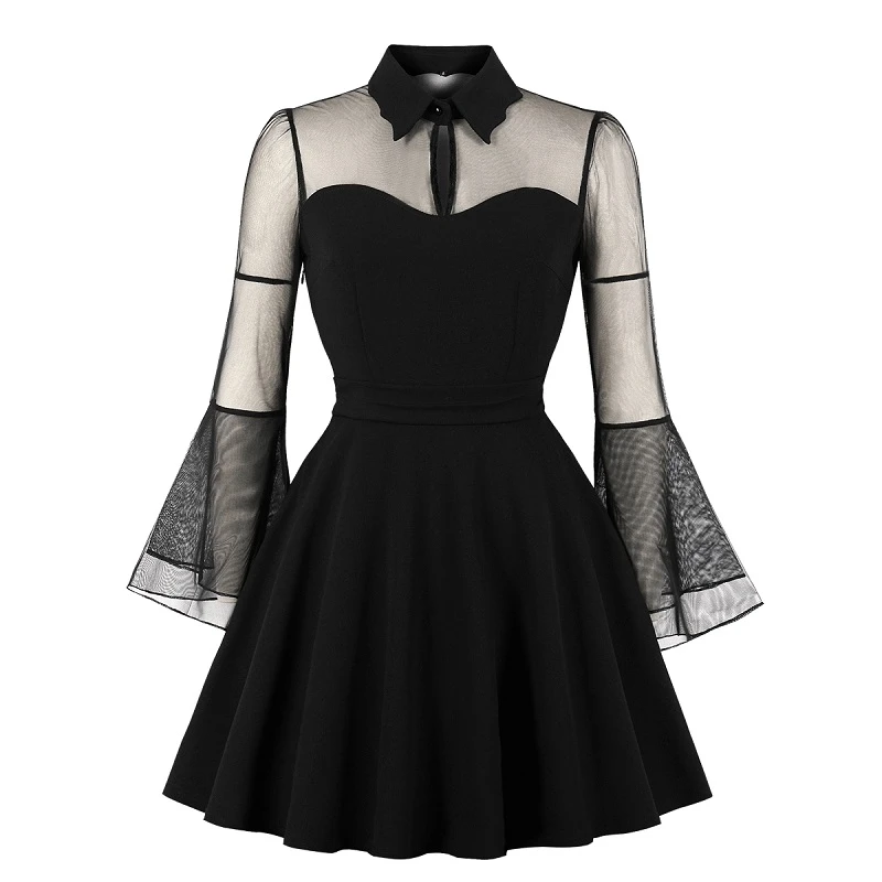 gothic swing dress