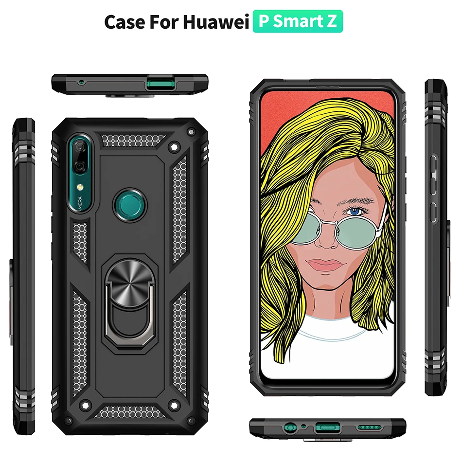 Case For Huawei P Smart Z Case Shockproof Bumper Silicon Cover For Huawei P Smart Z Case Huawei P Smart Z STK-LX1 PSmartZ