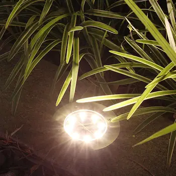 

Ground SolarLight 8 LED Buried Light Waterproof Lamp For Lawn Garden Garden Lights Outdoor