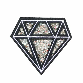 

10pcs Iron on Patches Rhinestones Diamond Patches for Clothes Hot Melt Adhesive Embroidery Parches Fashion DIY Decoration Patch