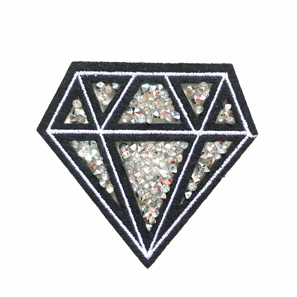 Iron on Patches Rhinestones Diamond Patches for Clothes Hot Melt
