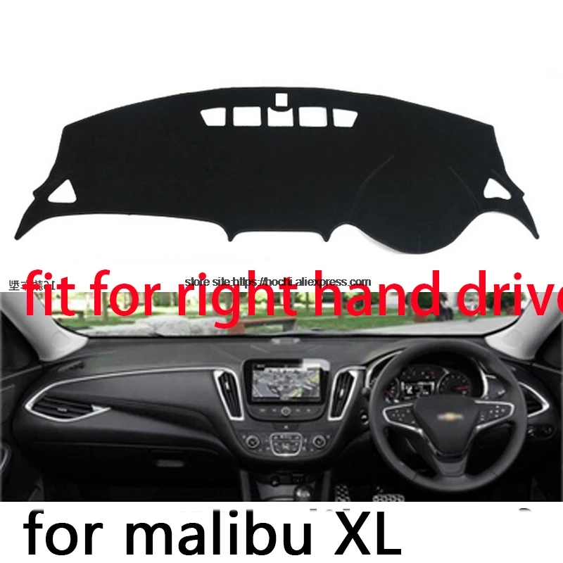 STPLRGECP двойной слой черный тире коврик для Chevrolet malibu XL Dashmat черный ковер приборной панели автомобиля Автомобильный интерьер коврики