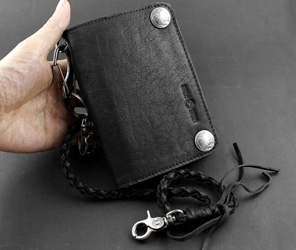 Cadena Cartera Motero Regalos Para Cazadores Cuero De Bu00fafalo