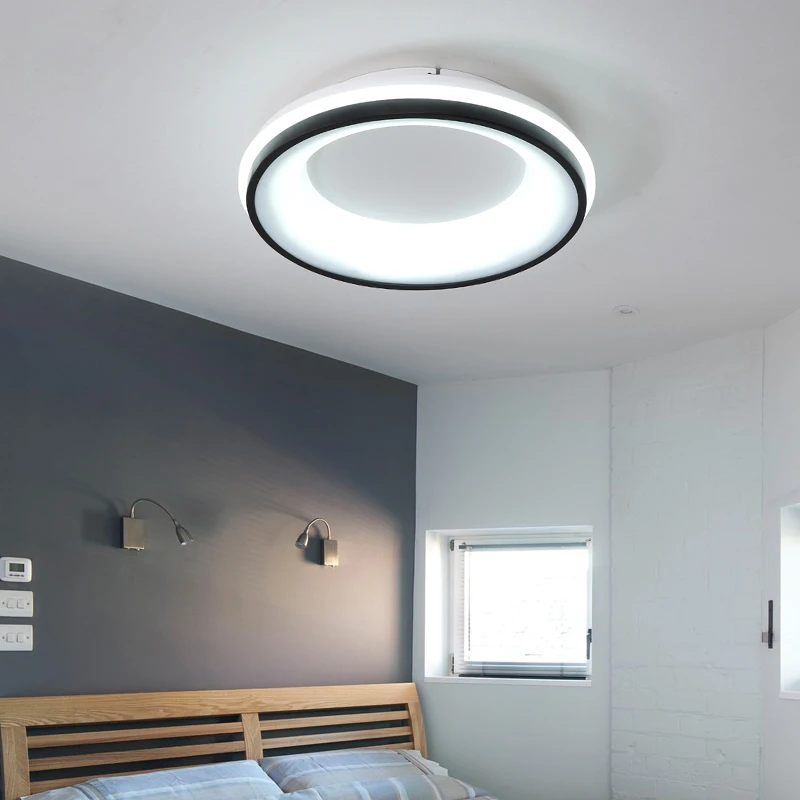 Современный потолочный светильник для спальни, декоративный светодиодный светильник, железный светодиодный потолочный светильник s для коридора/столовой, винтажный потолочный светильник s