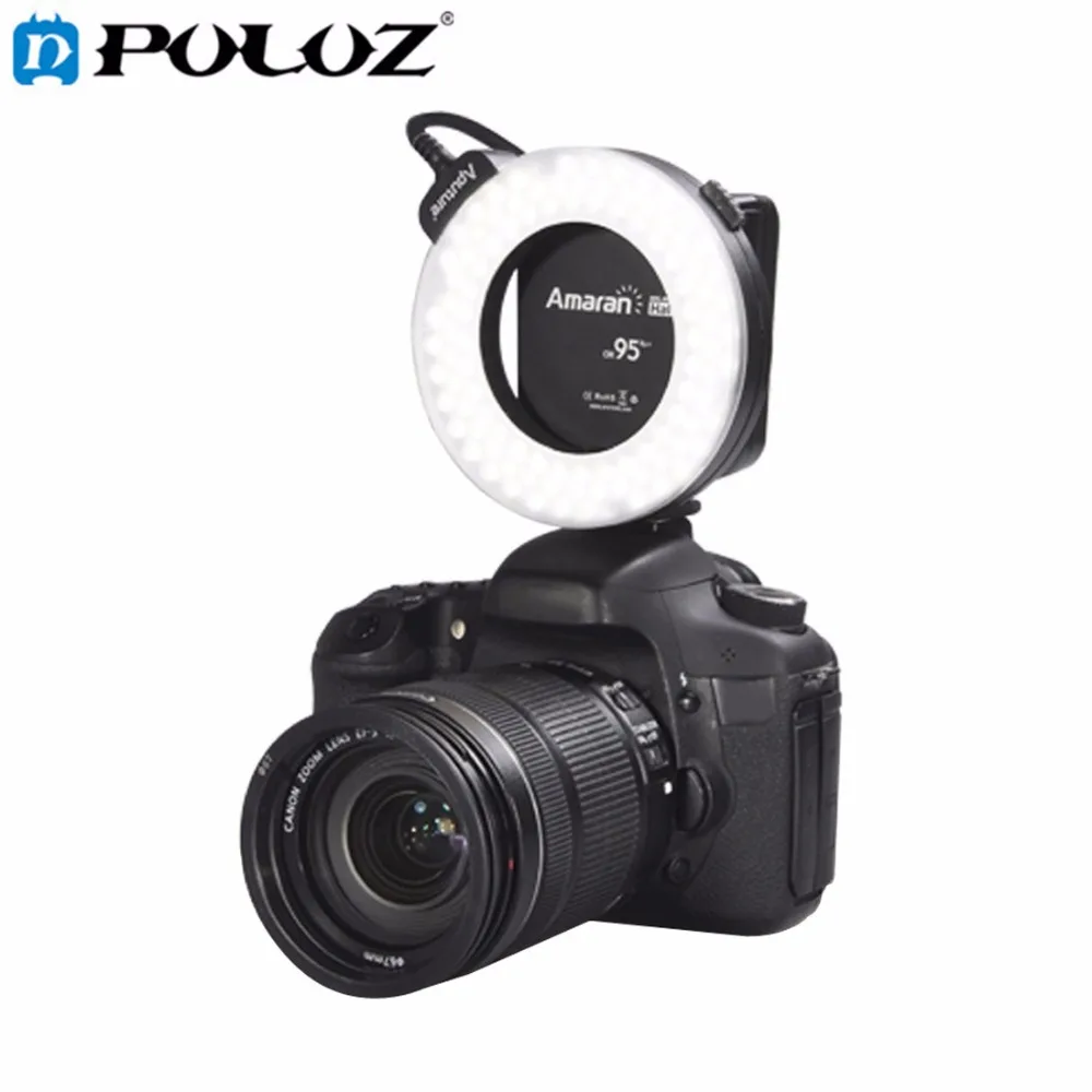 

PULUZ AHL-HC100 Higher CRI 95+ Value Amaran Halo LED Ring Flash Light for Canon