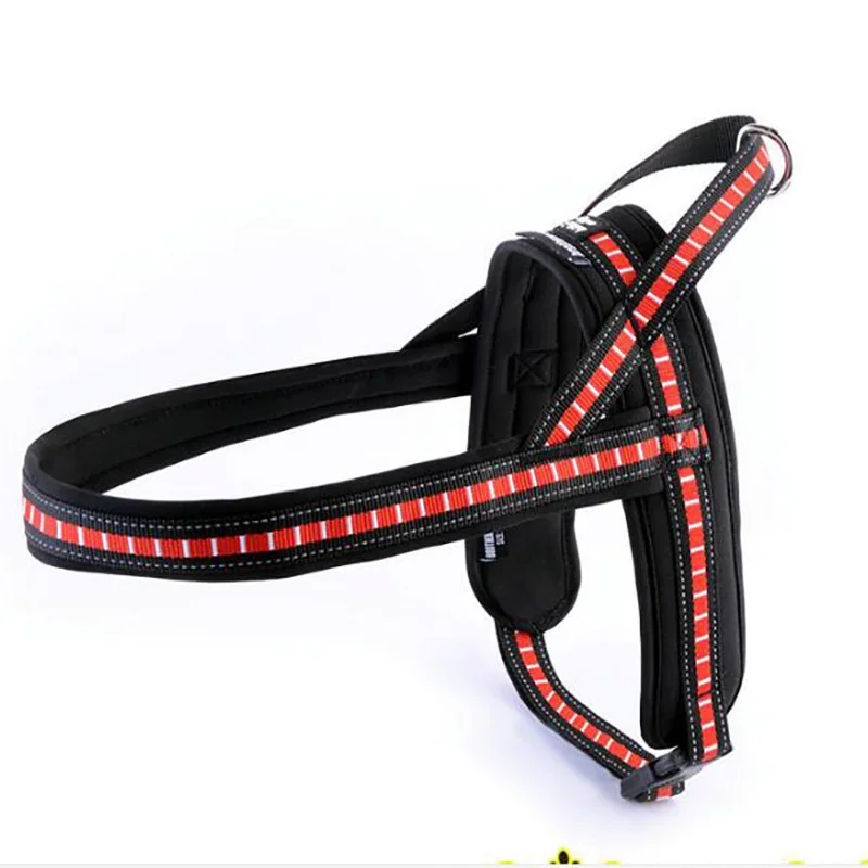 2018 New Reflective Nylon Pet Dog Harness Vest Soft Big Cat Outdoor Adventure Drop Shipping | Дом и сад