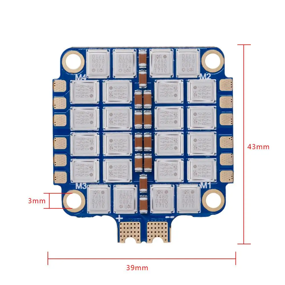 IFlight SucceX 60A V2 плюс BLHeli_32 4 в 1 ESC поддержка DShot150/300/600/1200/MultiShot/OneShot & 2 6S lipo вход для