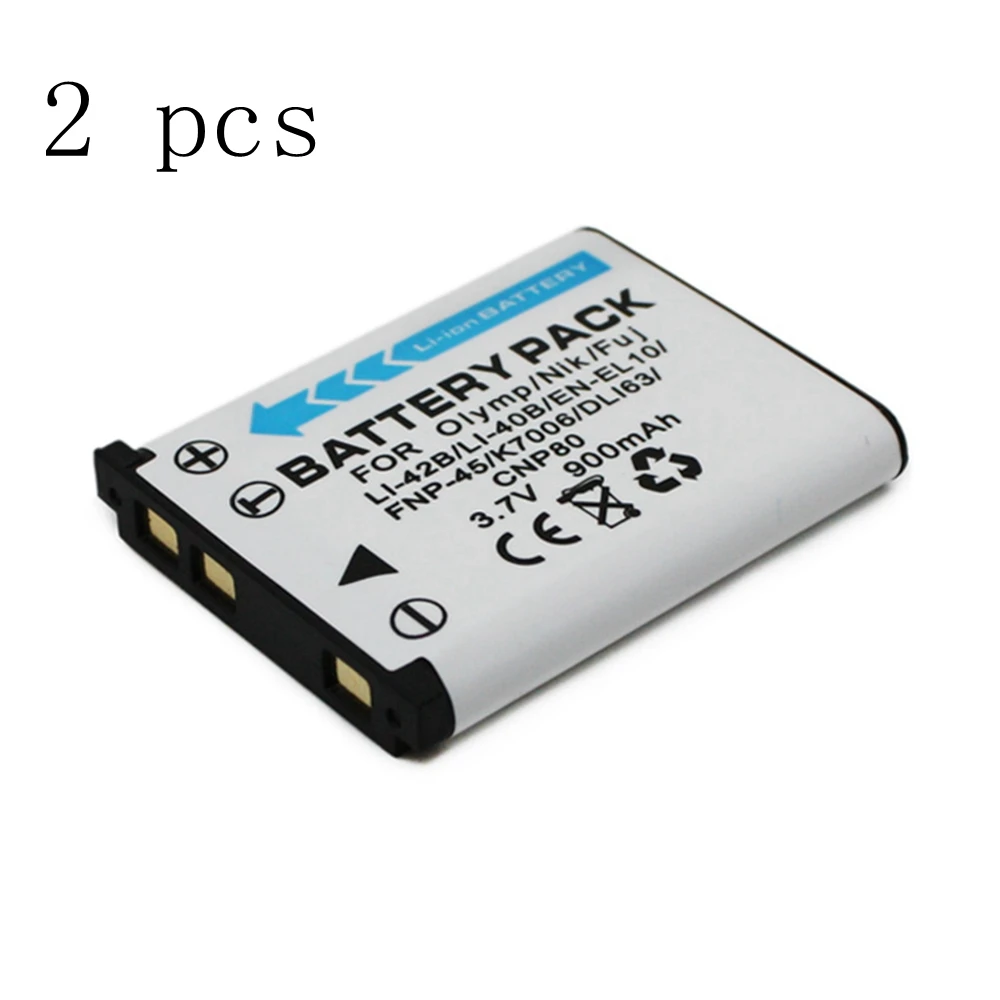 2 pieces 900mAh Li 42B Li42B Li 40B Camera Battery For