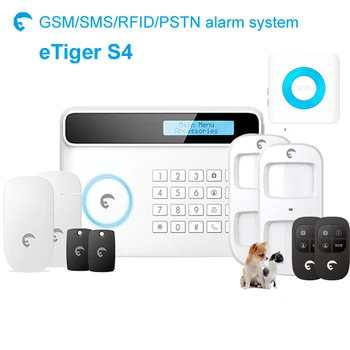 

Wired Wireless Home Security Alarm Systems LCD Keyboard Sensor GSM Alarm System English German Spanish French