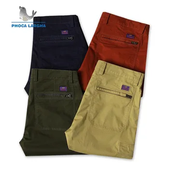 

Summer Men's Solid Color Casual Pocket Upgrade Men's Solid Color Breathable Shorts Bermuda Masculina Brands Bottoms Men