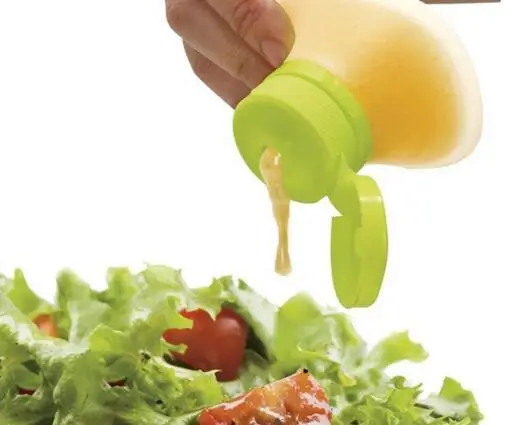 Party Favors A simple salad bottle with a silicone sauce squeezing device | Дом и сад