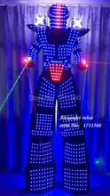 LED robot Costume /led lights costumes/LED Clothing/Light suits/ LED Robot suits