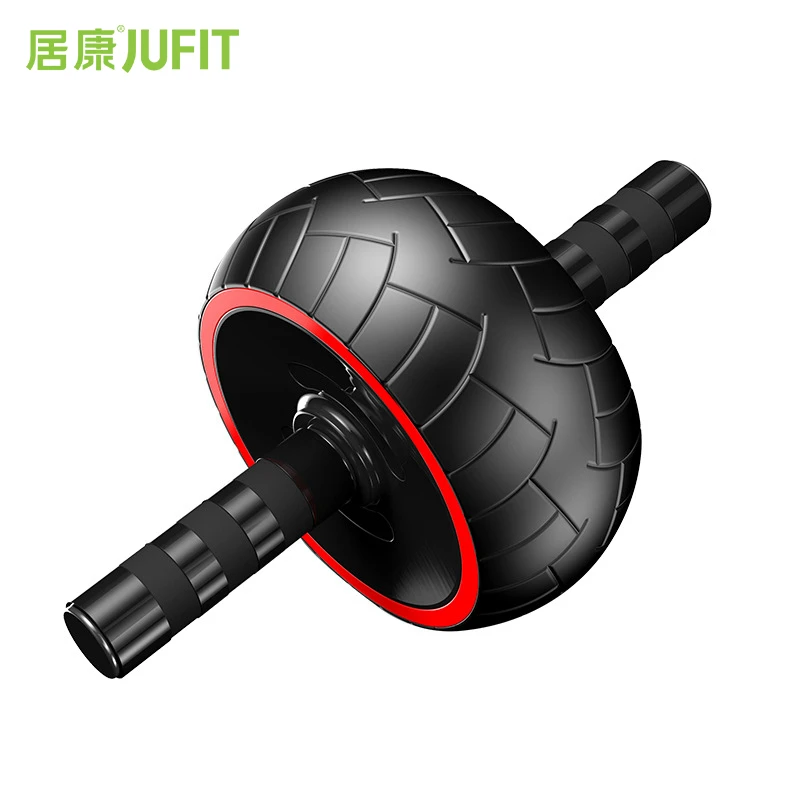 

JUFIT No Noise Abdominal Wheel Ab Roller Trainer Fitness Equipment Gym Exercise Men Body Building