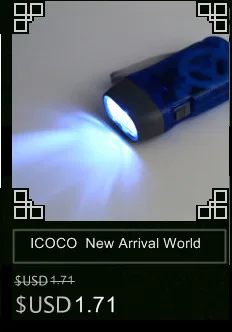 ICOCO 1 шт. портативный мини-брелок Карманный фонарь USB Перезаряжаемый светильник вспышка лампа 0,5 Вт 25лм многоцветный Мини-фонарь новое поступление