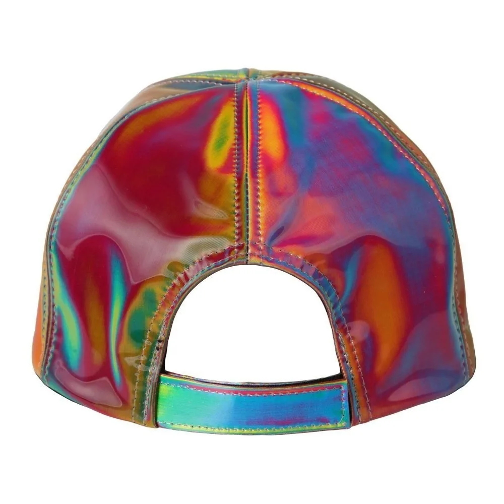 Унисекс Back To The Future часть 2 Marty McFly Cosplay Snapback шляпа лазерные Цвет изменение Радуга
