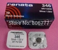 RE NATA оксид серебра кнопка батареи SR721SW 346 7,9*1,2 мм 9,5 мАч 1,55 в