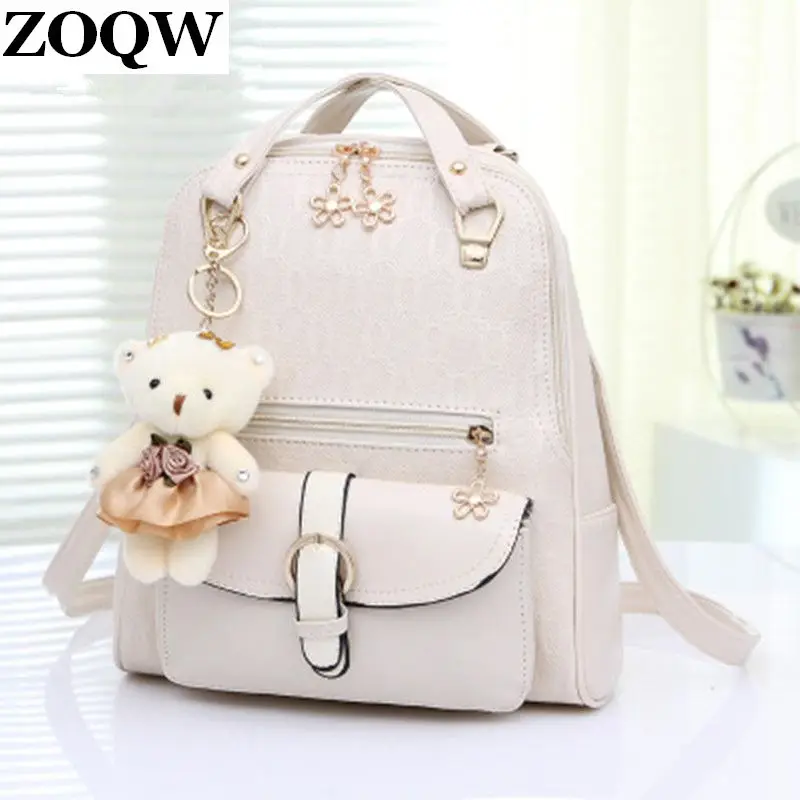 2018 Teenage Girls Fashion Backpacks Travel Work Japan Korean bags PU