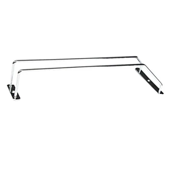 

Glass Wine Champagne Cup Hangers Rack Holder with Screws (Silver)