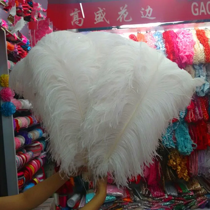 10 шт. декоративные страусиные перья 55 60 см 22 24 дюйма|ostrich feather white|ostrich featherfeather white |